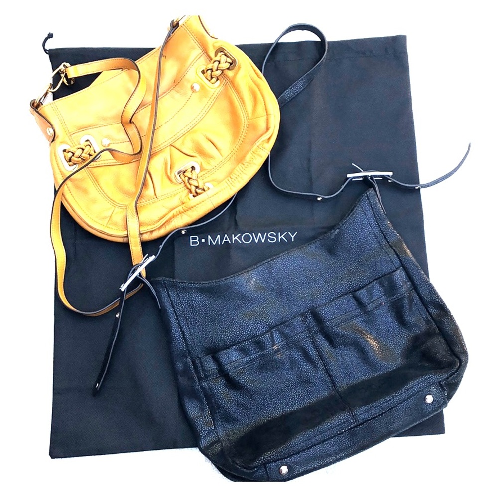 B. MAKOWSKY Lot of 2 Crossbody Bags